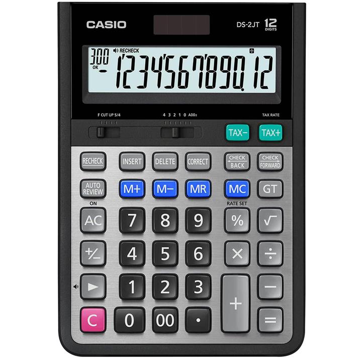 ماشین حساب کاسیو مدل DS-2JT Casio DS-2JT Calculator